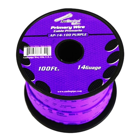 100 Ft. 14 Gauge Primary Wire, Purple